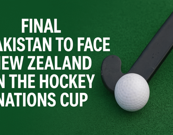 Final Pakistan to Face New Zealand in the Hockey Nations Cup