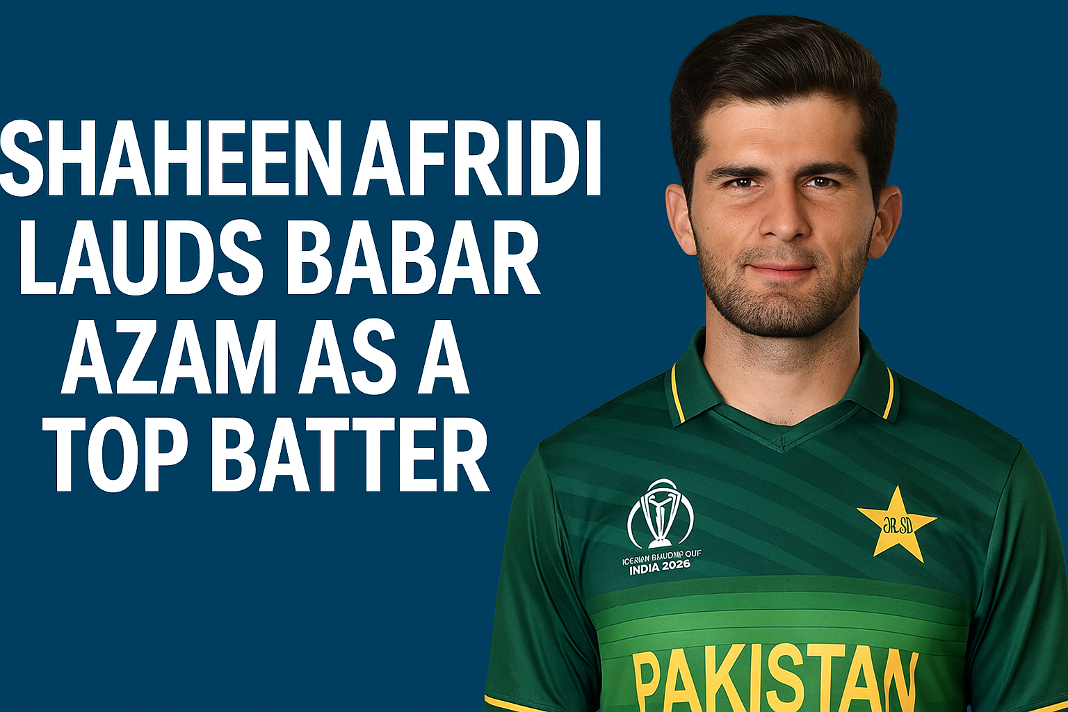 Shaheen Afridi Lauds Babar Azam as a Top Batter