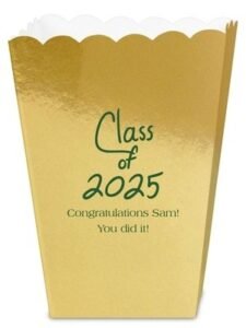 Fun Class of Calligraphy Mini Popcorn Boxes