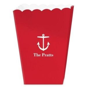 Nautical Anchor Mini Popcorn Boxes