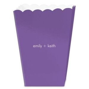 Right Side Name Mini Popcorn Boxes