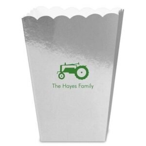 Tractor Mini Popcorn Boxes